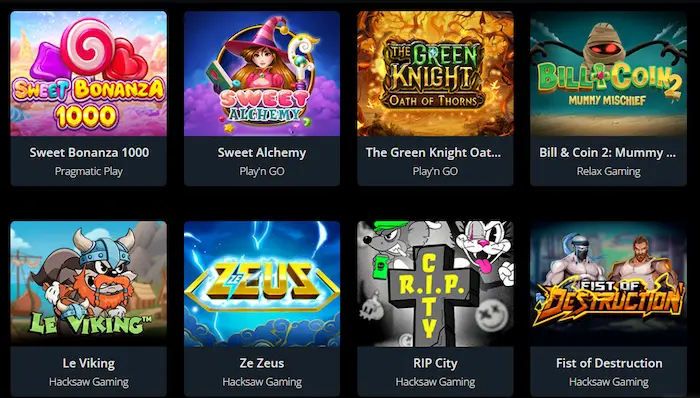 X7 Casino games